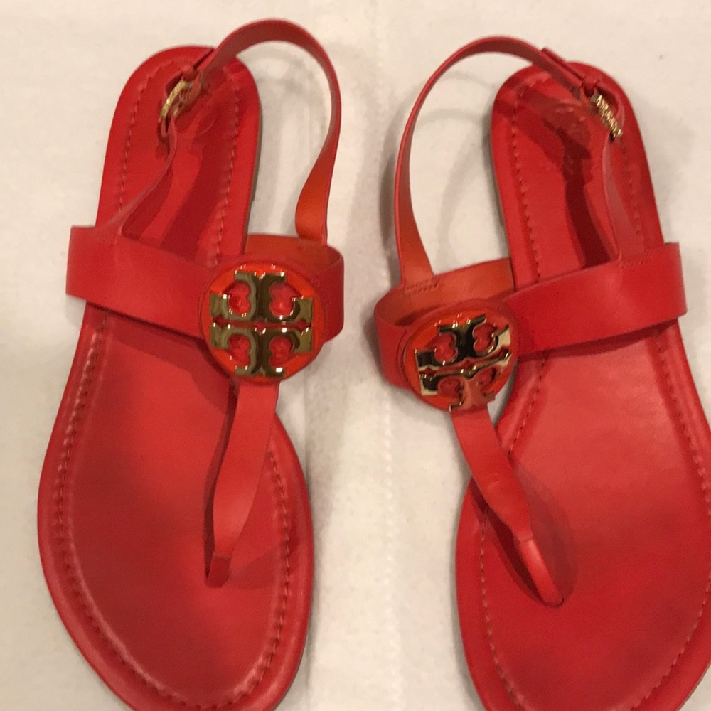 Tory Burch red sandals